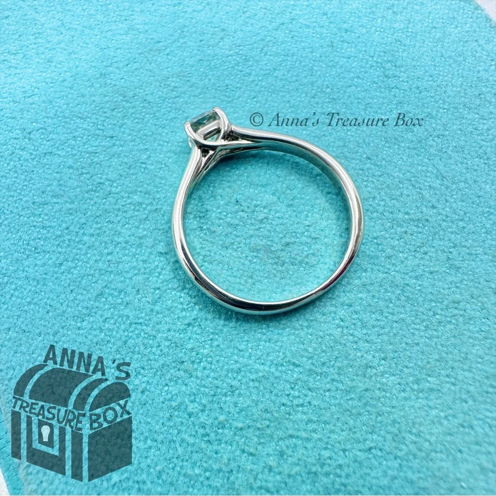 Tiffany & Co. Lucida Platinum 0.37ct Diamond Engagement Ring Size 5 (boxset) - Picture 3 of 8